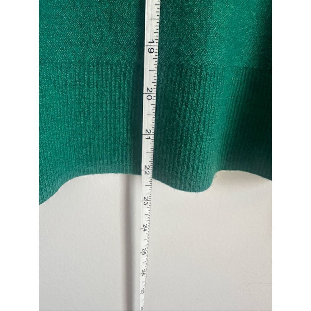 Talbots‎ Green Pure Merino Wool Knit Long Sleeve Open Cardigan - Picture 4 of 8
